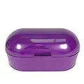 Purple bread bin